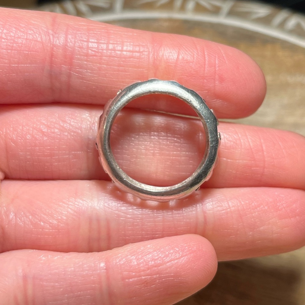 “I Love You” Cutout Letters 925 Sterling Silver Band Ring - Picture 8 of 9